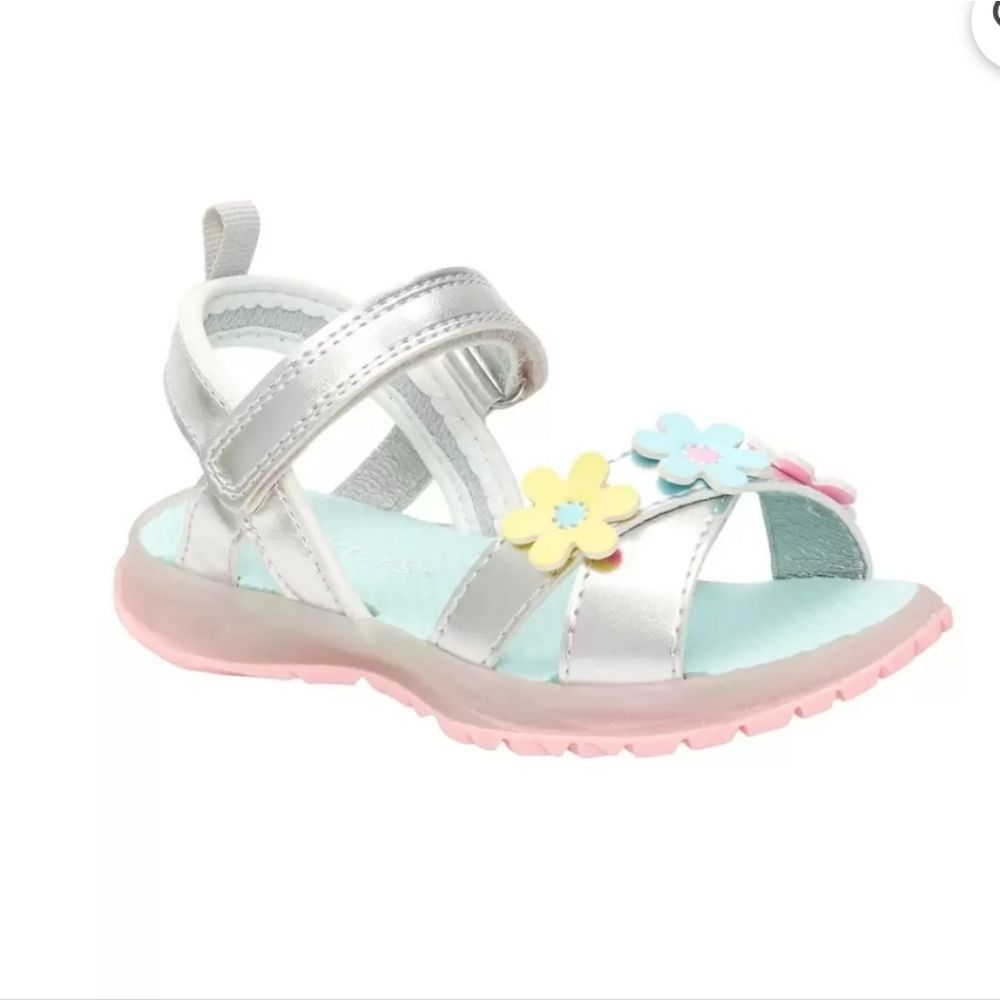 Carter's Floral Light-Up Sandals Size 12